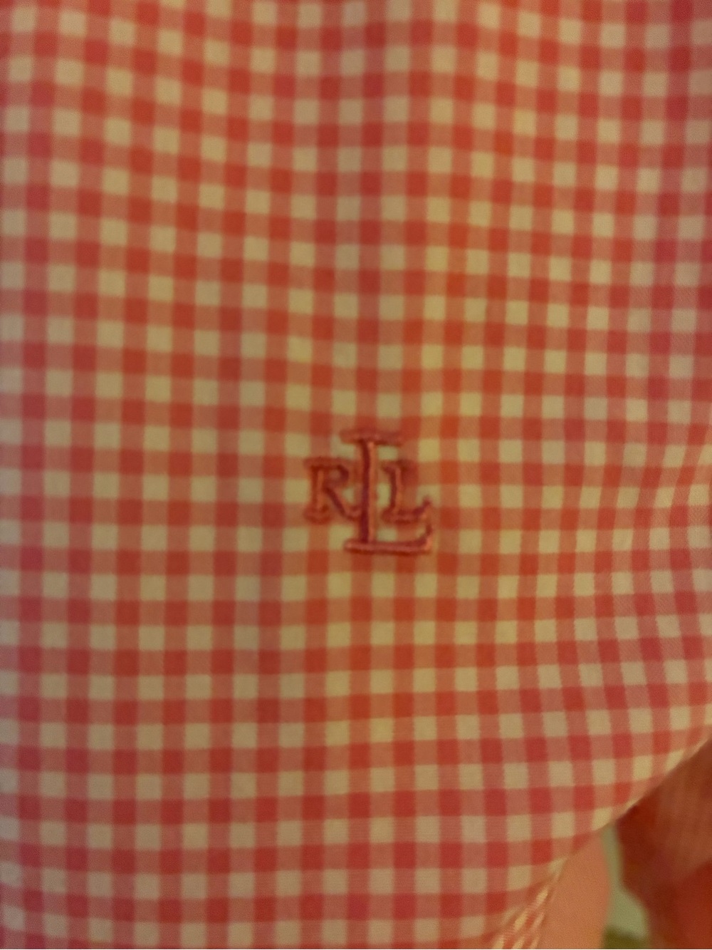 Ralph Lauren Chaps Ruffled Collared Up-Cycled “Girly” shirt. - Picture 6 of 7